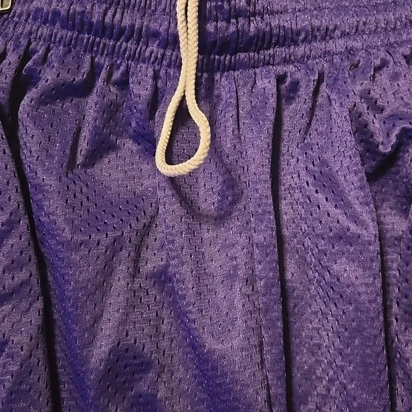 Mens Purple Active Shorts 2X: 2XA - Picture 4 of 5